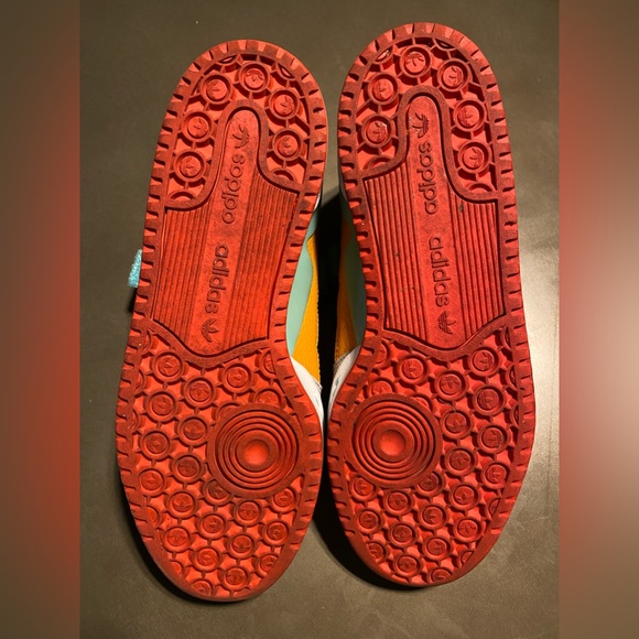 2021 ADIDAS FORUM MID LOW "SONIC FUSHIA/PINK TINT/ACID MINT” SNEAKERS - Picture 5 of 5